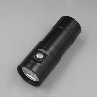 100m underwater white red UV395nm led diving tactical 320650 rechargeable flashlight 2350lm photography video fill light