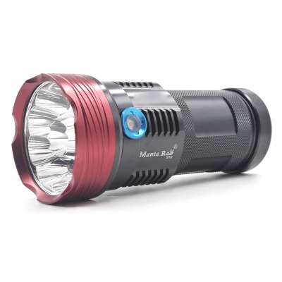 Portable 18650 rechargeable 10pcs x XML T6 led flashlight torch for camping bicycle lamp