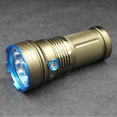 Powerful 3mode 12pc XM-L T6 led rechargeable flashlight for camping bicycle hunting