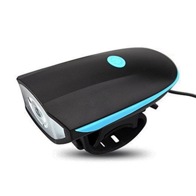 Super Bright 2 in 1 Mountain Bike Speaker Led Light Night Riding Headlights Electric Horn USB Charging Lamp Bicycle Bell