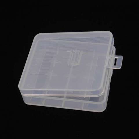 4 Cell 18650 Battery Storage Case Box holder Hard Case Battery Holder