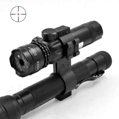 Outdoor Mount Green/Red Dot Laser Sight Rifle Gun Scope & Rail & Barrel Mount Cap Pressure Switch 5mw for Gun Hunting